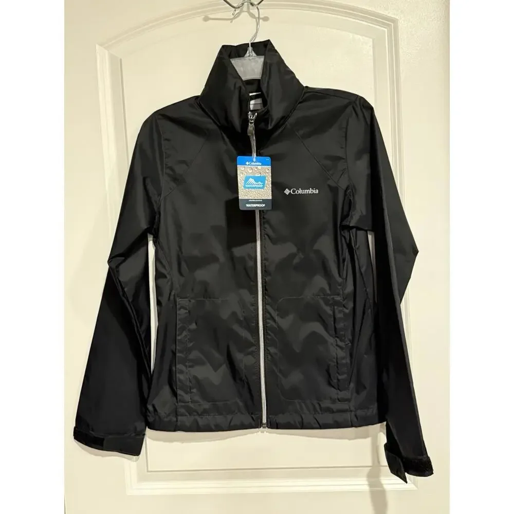 Columbia Women's Switchback III Rain Windbreaker Jacket Black WL0127-01 Size XS - Picture 6 of 11